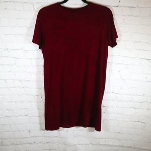 Brandy Melville Maroon T-Shirt Dress Women's OS